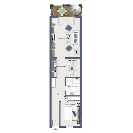 Meeresblick 104 - 4 Sterne Dtv Apartman